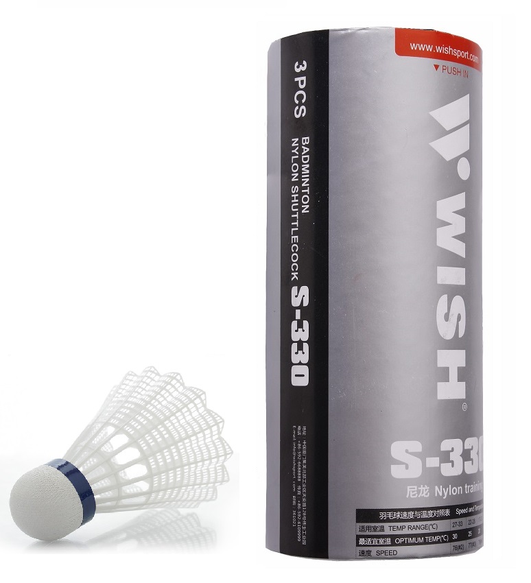 Volantes Wish Badminton S-330 Nylon X3